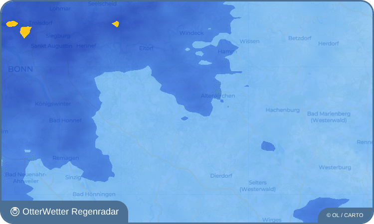 OtterWetter Regenradar-Widget Berzhausen