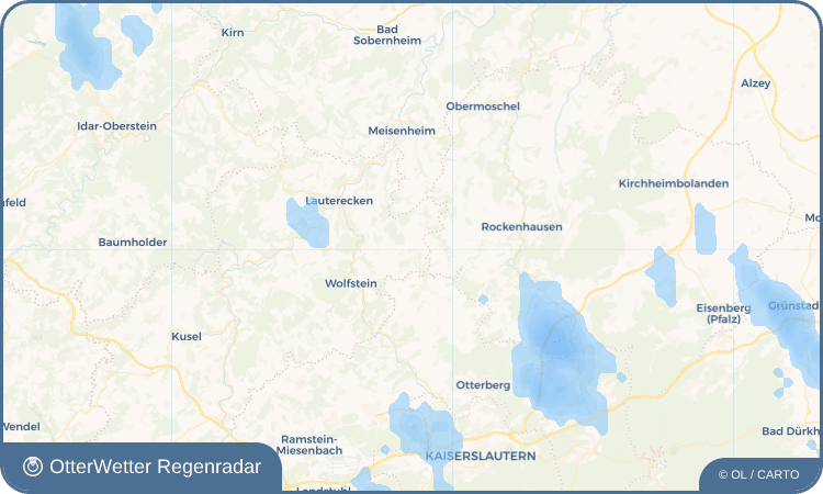 OtterWetter Regenradar-Widget Berzweiler