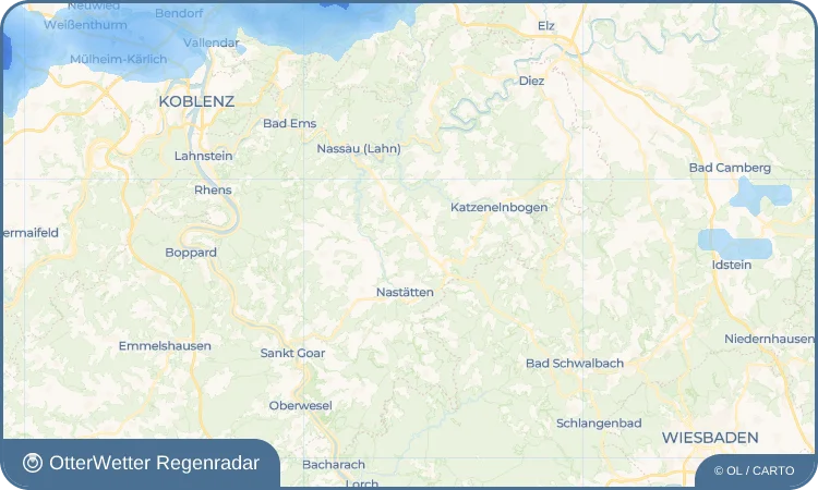 Widget-Vorschau für Bettendorf Wetter-Widget-Vorschau mit Vorhersagedaten für Bettendorf