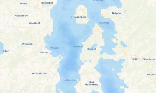 Regenradar Vorschaubild - Aktuelle Niederschläge in Betzdorf und Umgebung