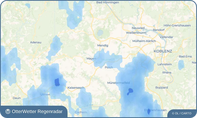 Widget-Vorschau für Betzing Wetter-Widget-Vorschau mit Vorhersagedaten für Betzing