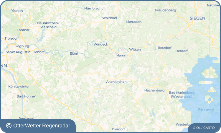 OtterWetter Regenradar-Widget Beul