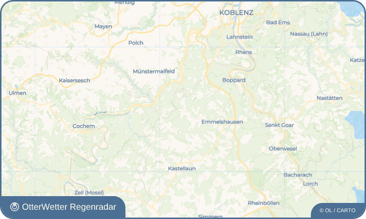 OtterWetter Regenradar-Widget Beulich