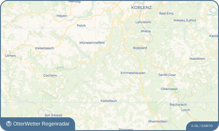 Widget-Vorschau für Beulich Wetter-Widget-Vorschau mit Vorhersagedaten für Beulich