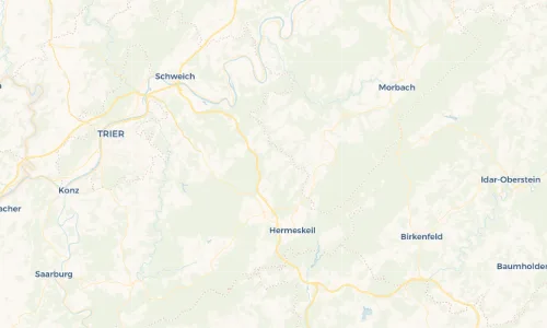 Regenradar Vorschaubild - Aktuelle Niederschläge in Beuren (Hochwald) und Umgebung