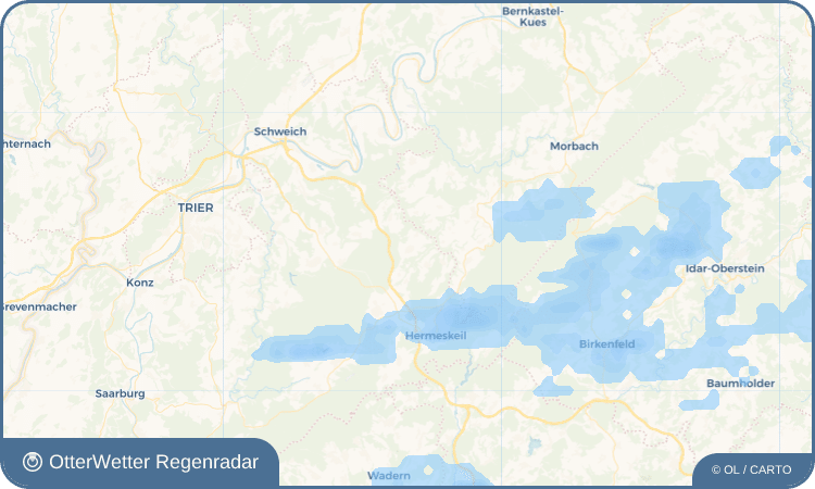 OtterWetter Regenradar-Widget Beuren (Hochwald)