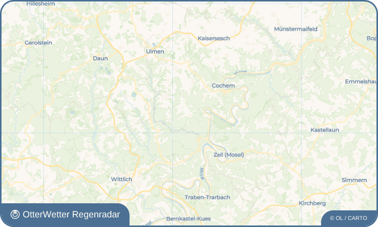 OtterWetter Regenradar-Widget Beuren