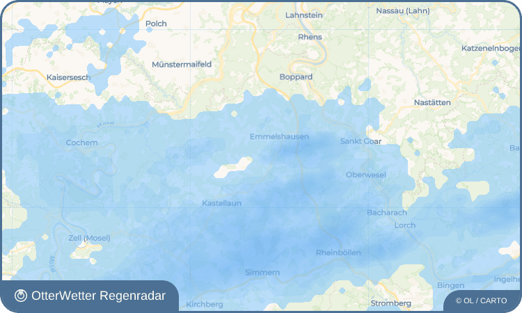 OtterWetter Regenradar-Widget Bickenbach