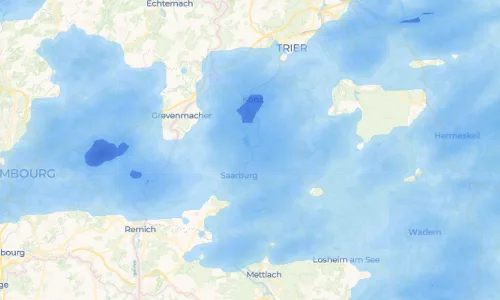 Regenradar Biebelhausen: aktuelle Niederschläge in Biebelhausen und Umgebung, Stand 22. Oktober 2026 um 2:30 Uhr