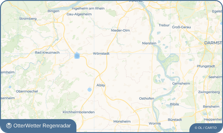 OtterWetter Regenradar-Widget Biebelnheim