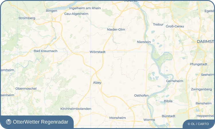 Widget-Vorschau für Biebelnheim Wetter-Widget-Vorschau mit Vorhersagedaten für Biebelnheim