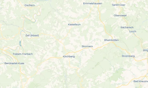 Regenradar Vorschaubild - Aktuelle Niederschläge in Biebern und Umgebung