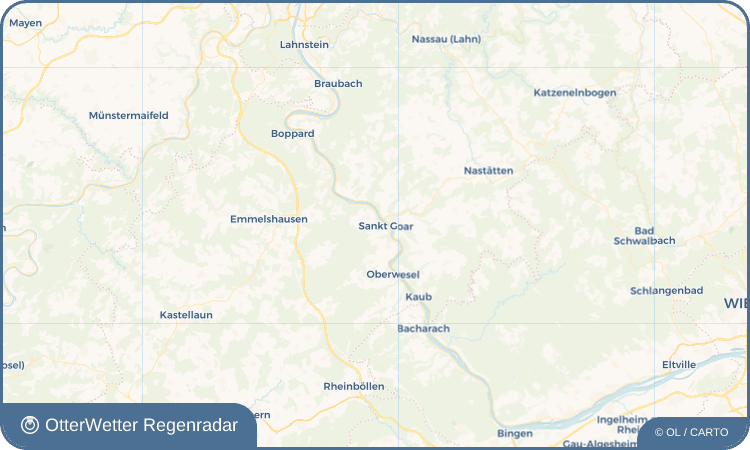 OtterWetter Regenradar-Widget Biebernheim