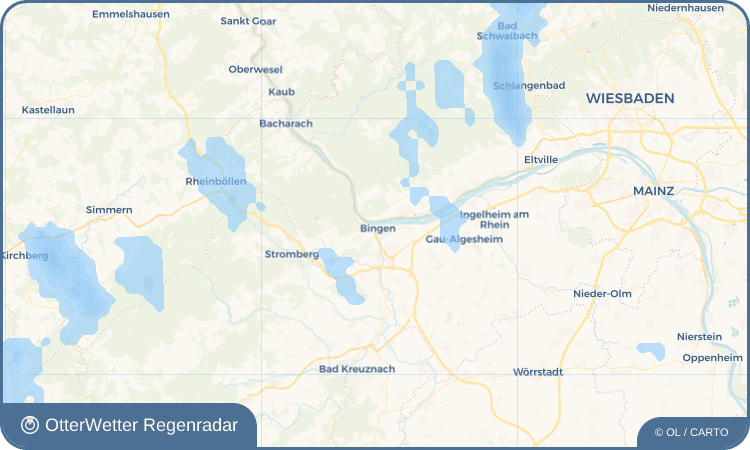 OtterWetter Regenradar-Widget Bingen