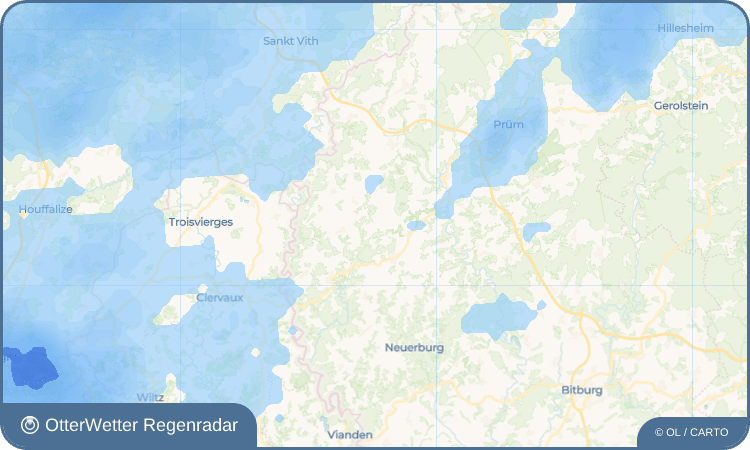 Widget-Vorschau für Binscheid Wetter-Widget-Vorschau mit Vorhersagedaten für Binscheid