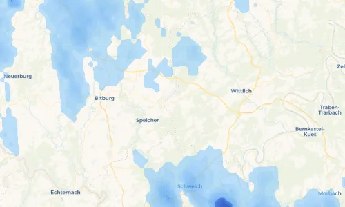 Regenradar Vorschaubild - Aktuelle Niederschläge in Binsfeld und Umgebung