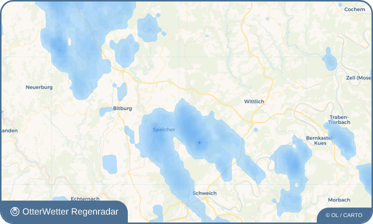 Wetter-Widget-Vorschau mit Vorhersagedaten für Binsfeld