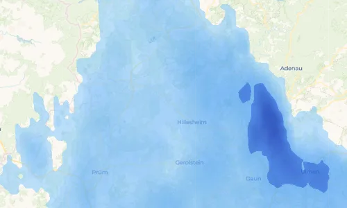 Regenradar Vorschaubild - Aktuelle Niederschläge in Birgel und Umgebung
