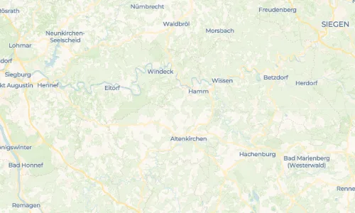 Regenradar Vorschaubild - Aktuelle Niederschläge in Birkenbeul und Umgebung