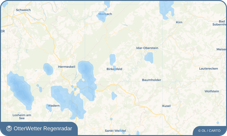 OtterWetter Regenradar-Widget Birkenfeld
