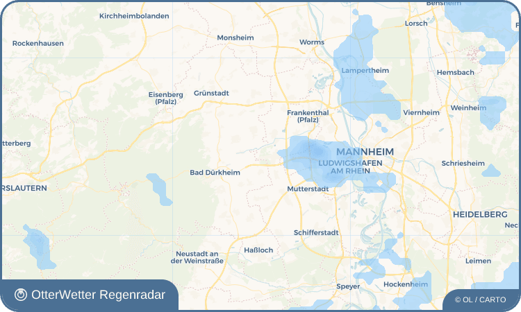 OtterWetter Regenradar-Widget Birkenheide
