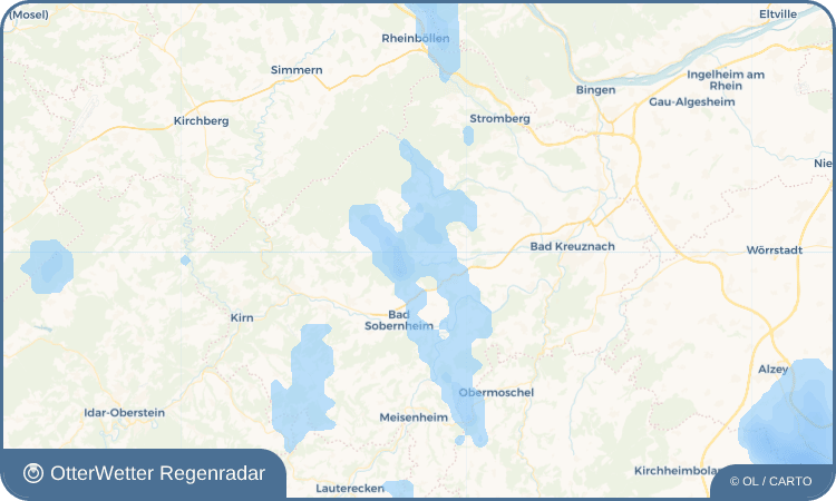 OtterWetter Regenradar-Widget Bockenau