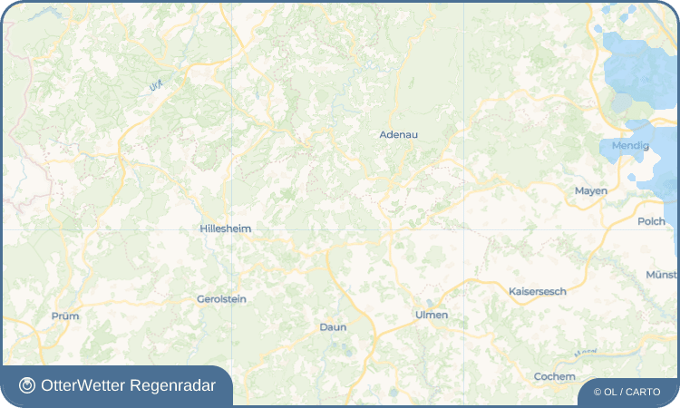 OtterWetter Regenradar-Widget Bodenbach
