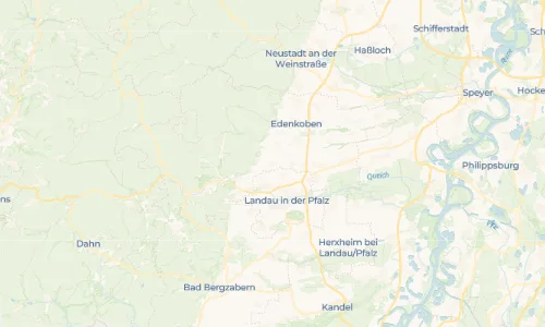 Regenradar Vorschaubild - Aktuelle Niederschläge in Böchingen und Umgebung