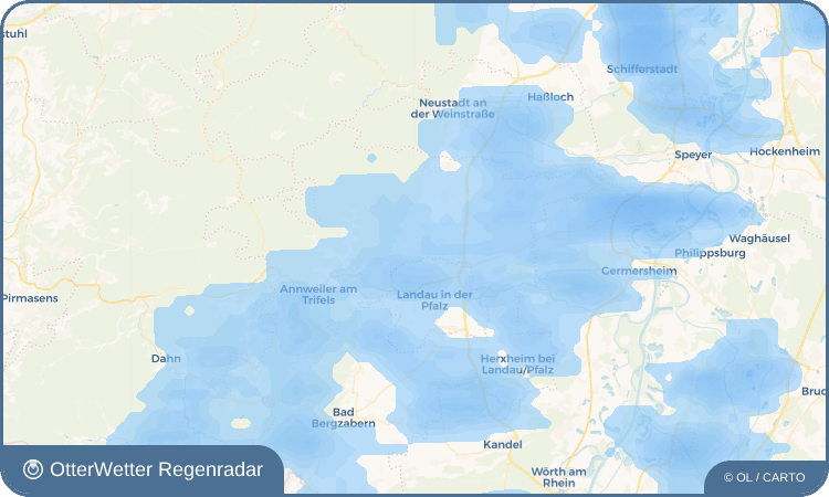 OtterWetter Regenradar-Widget Böchingen