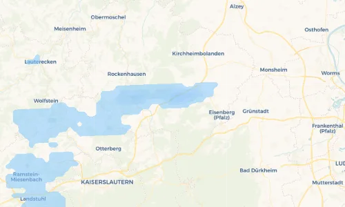 Regenradar Vorschaubild - Aktuelle Niederschläge in Börrstadt und Umgebung