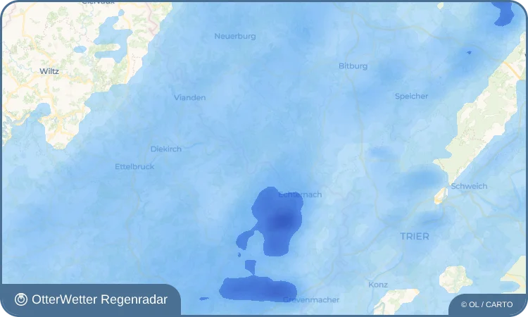 Widget-Vorschau für Bollendorf Wetter-Widget-Vorschau mit Vorhersagedaten für Bollendorf