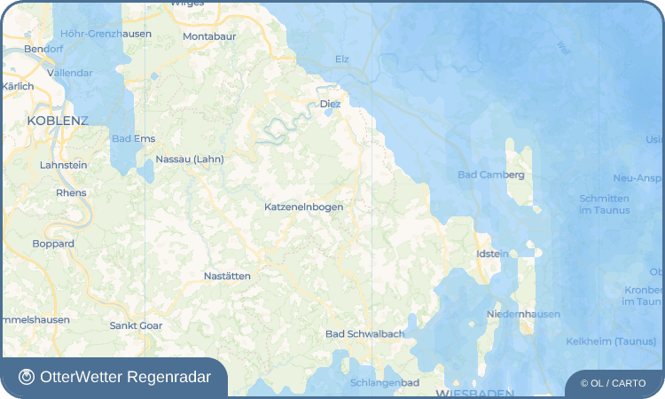 OtterWetter Regenradar-Widget Bonscheuer