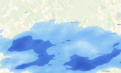 Regenradar Vorschaubild - Aktuelle Niederschläge in Borler und Umgebung