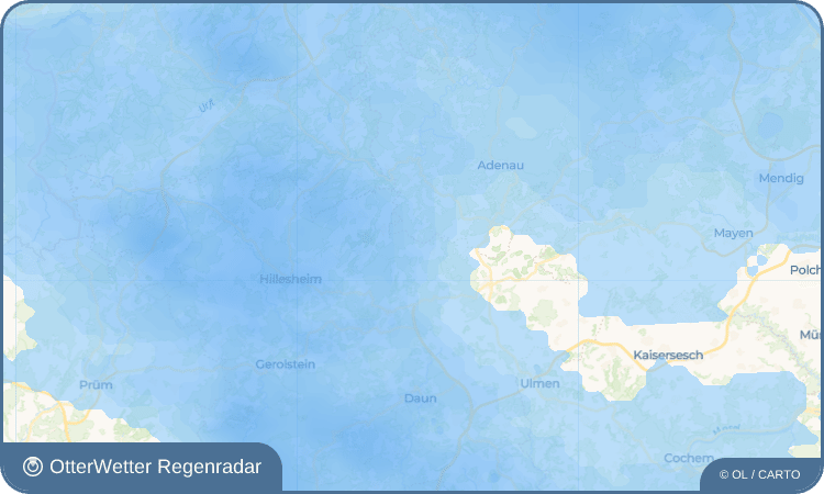 OtterWetter Regenradar-Widget Borler