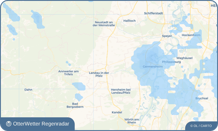 Wetter-Widget-Vorschau mit Vorhersagedaten für Bornheim