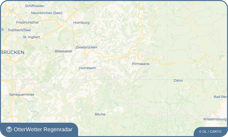 OtterWetter Regenradar-Widget Bottenbach