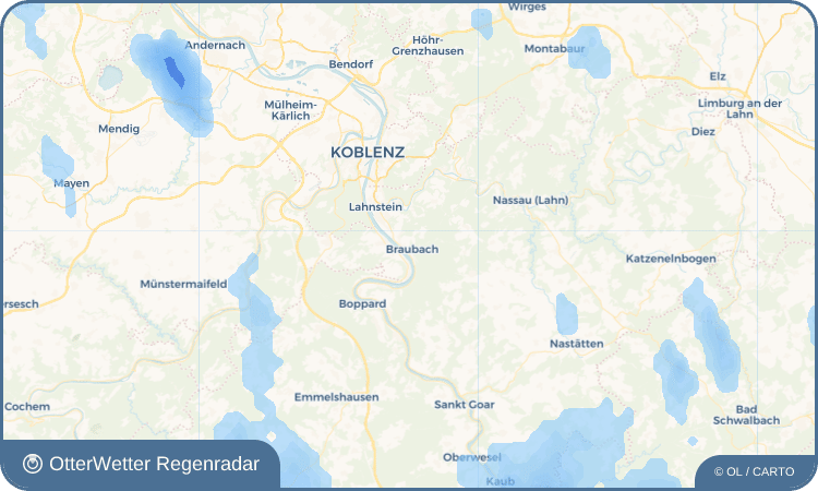 OtterWetter Regenradar-Widget Braubach