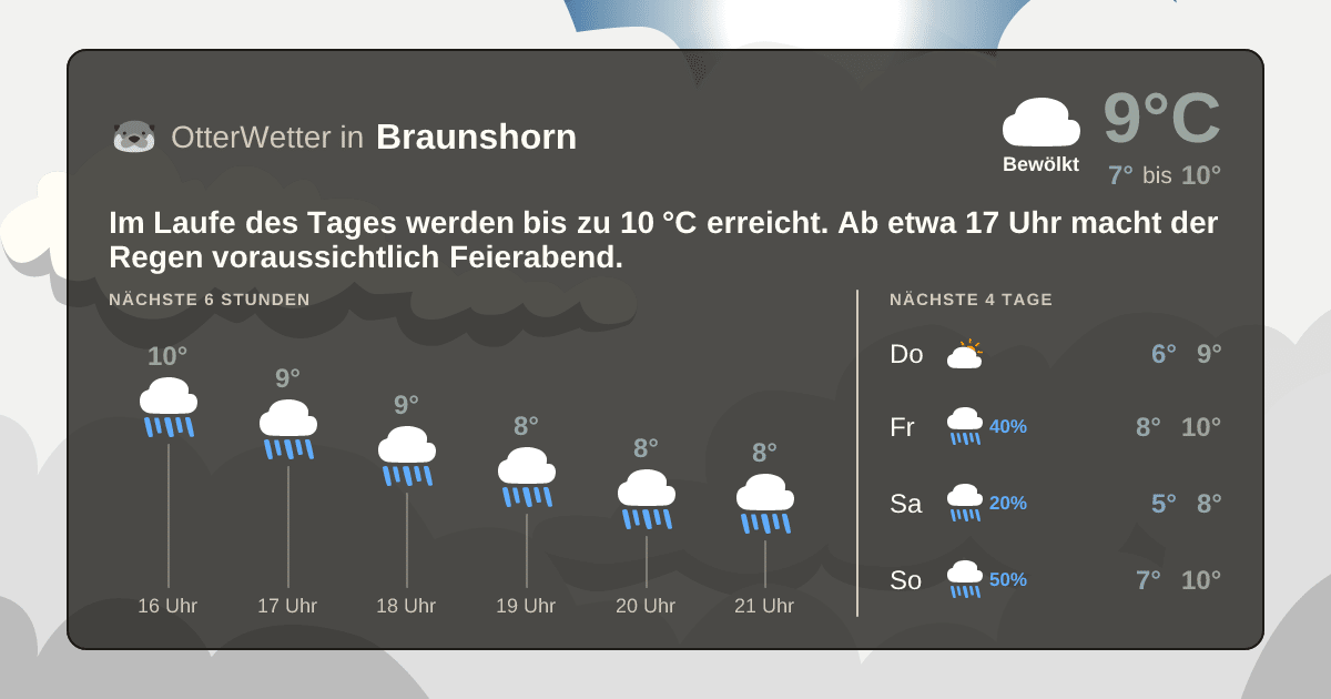 OtterWetter-Widget Braunshorn