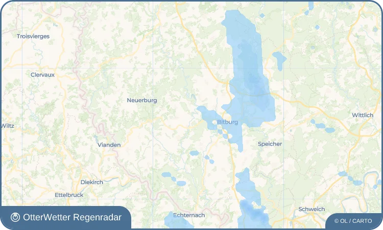 Wetter-Widget-Vorschau mit Vorhersagedaten für Brecht