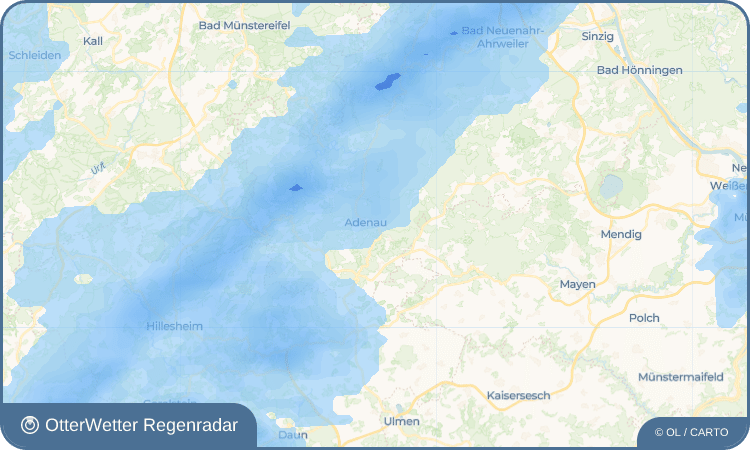 OtterWetter Regenradar-Widget Breidscheid