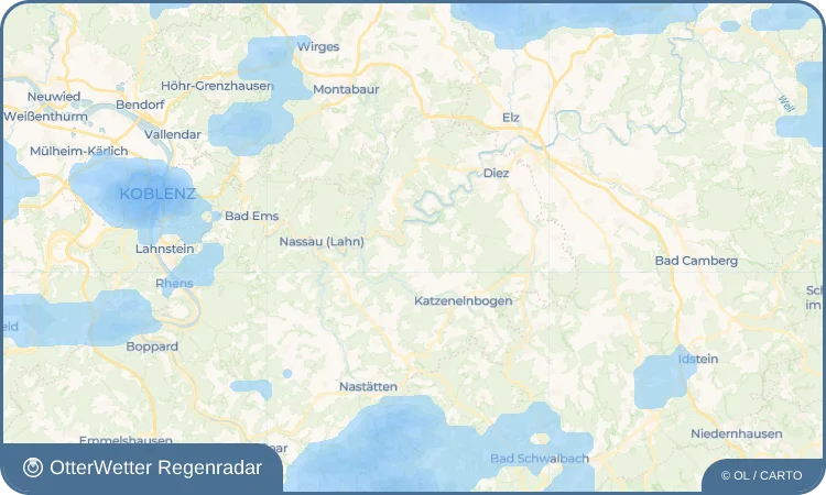 Wetter-Widget-Vorschau mit Vorhersagedaten für Bremberg