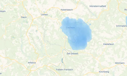 Regenradar Vorschaubild - Aktuelle Niederschläge in Bremm und Umgebung
