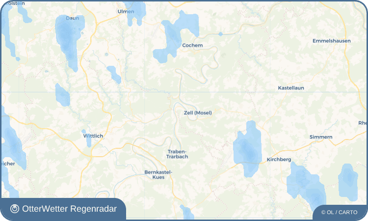 Widget-Vorschau für Briedel Wetter-Widget-Vorschau mit Vorhersagedaten für Briedel