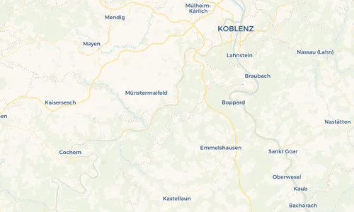 Regenradar-Vorschau: aktuelle Niederschläge in Brodenbach und Umgebung