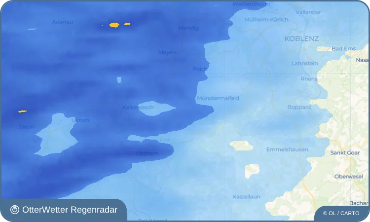 Widget-Vorschau für Brohl Wetter-Widget-Vorschau mit Vorhersagedaten für Brohl