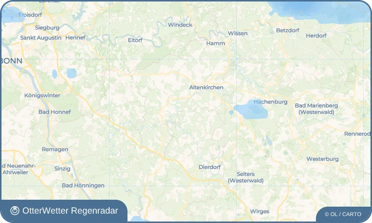 Wetter-Widget-Vorschau mit Vorhersagedaten für Brubbach