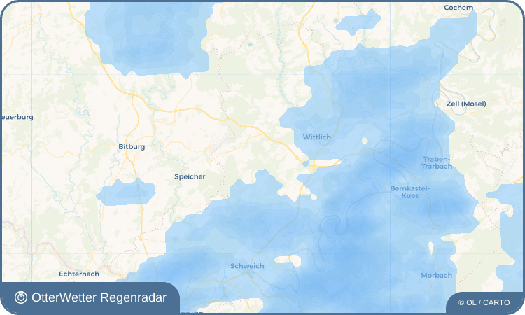 OtterWetter Regenradar-Widget Bruch