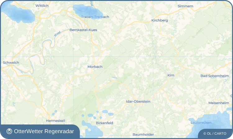 Widget-Vorschau für Bruchweiler Wetter-Widget-Vorschau mit Vorhersagedaten für Bruchweiler