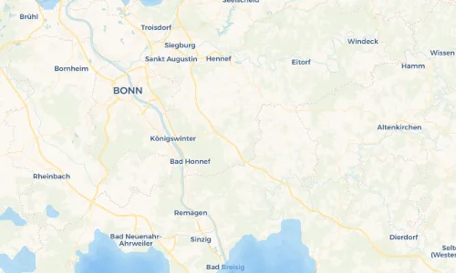 Regenradar Vorschaubild - Aktuelle Niederschläge in Brüngsberg und Umgebung