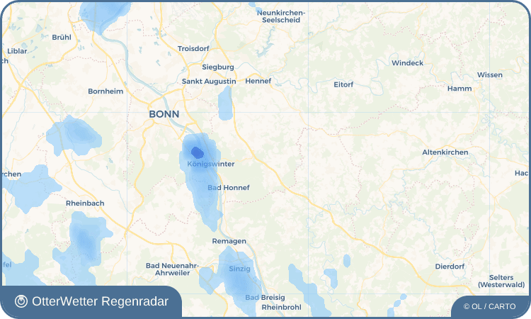 OtterWetter Regenradar-Widget Brüngsberg